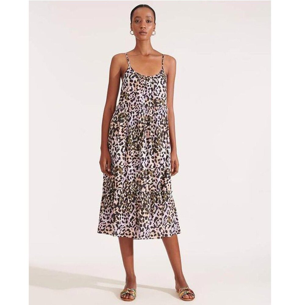 Veronica Beard Veronica Beard Ayesha Cover Up Midi Dress Cotton XS NEW